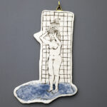 Woman washing hair